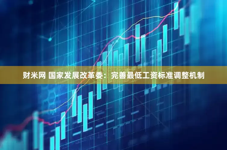 财米网 国家发展改革委：完善最低工资标准调整机制